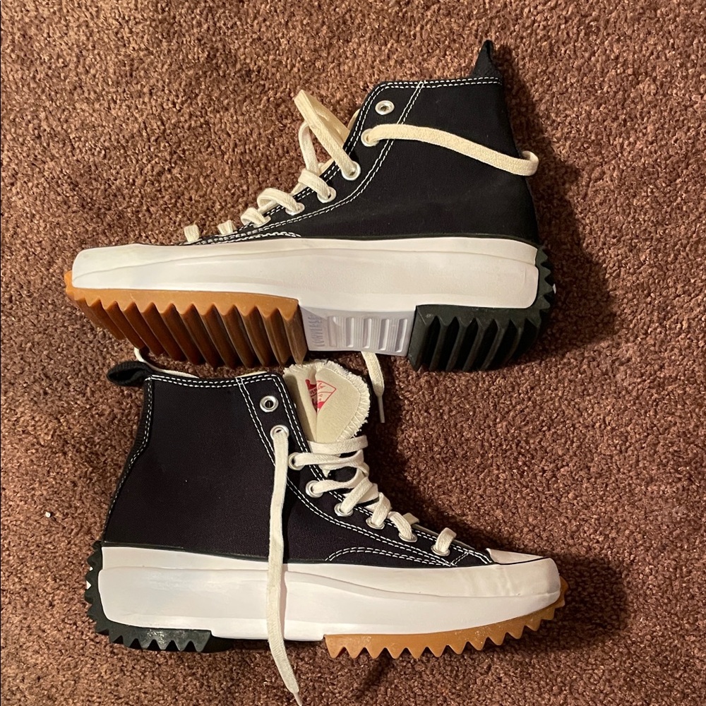 Converse Black and White High-Top Sneakers